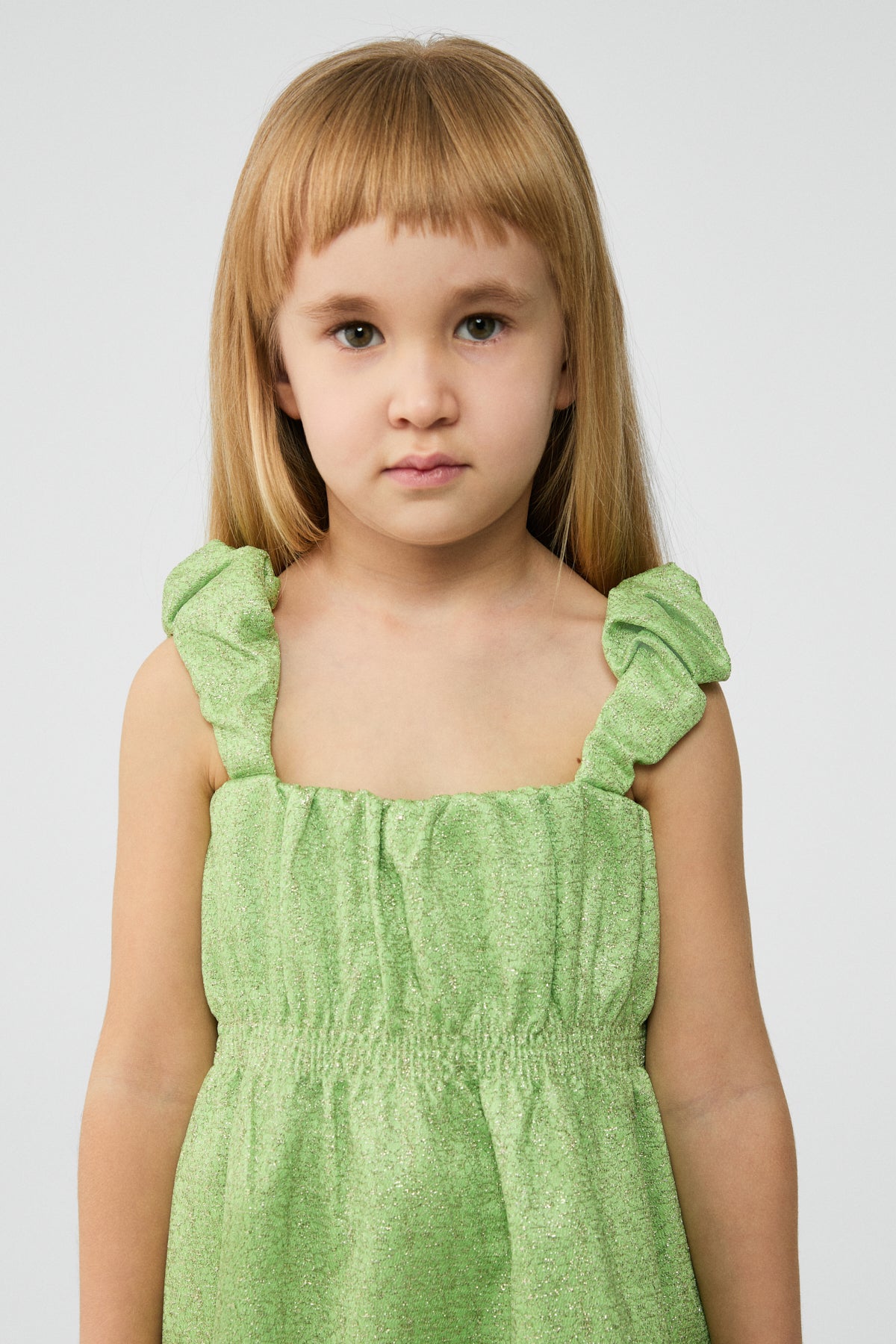 Girl Green Dress