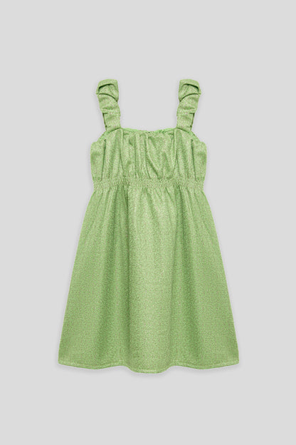 Girl Green Dress