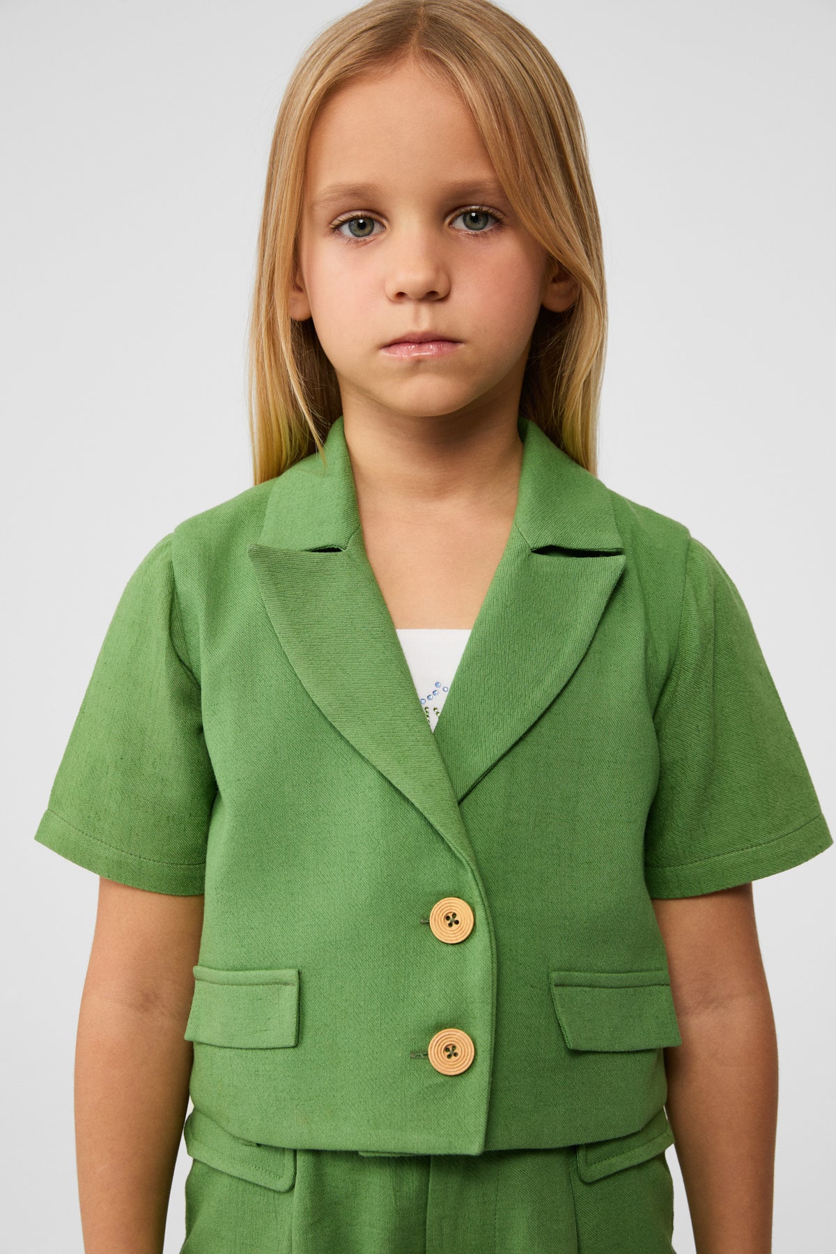 Girl Green Jacket