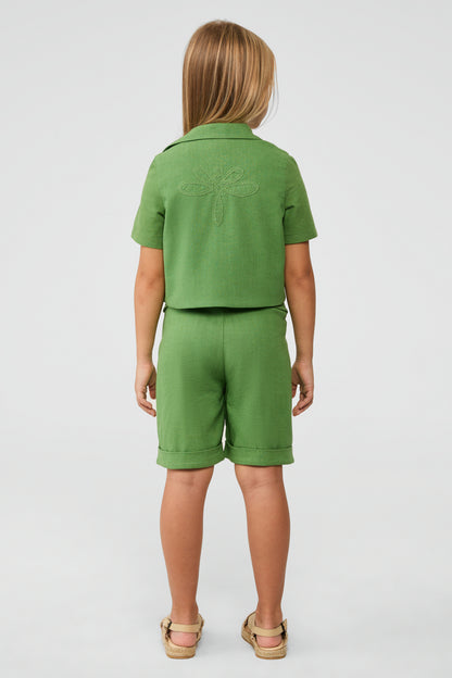 Girl Green Jacket