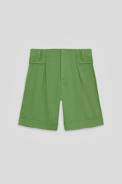 Girl Green Shorts