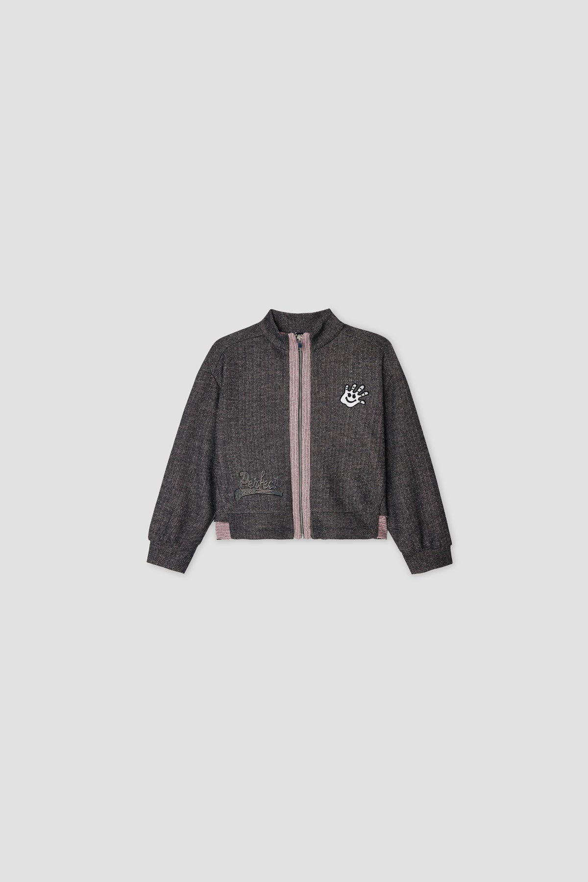 Girl Grey Coat