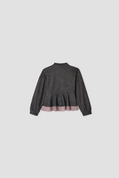 Girl Grey Coat