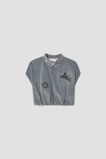Girl Grey Coat