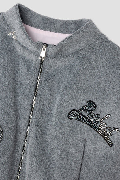 Girl Grey Coat