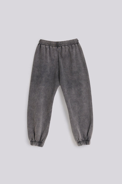 Girl Grey Melange Tracksuit Bottom