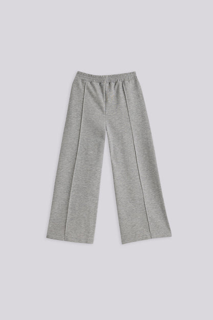 Girl Grey Melange Tracksuit Bottom