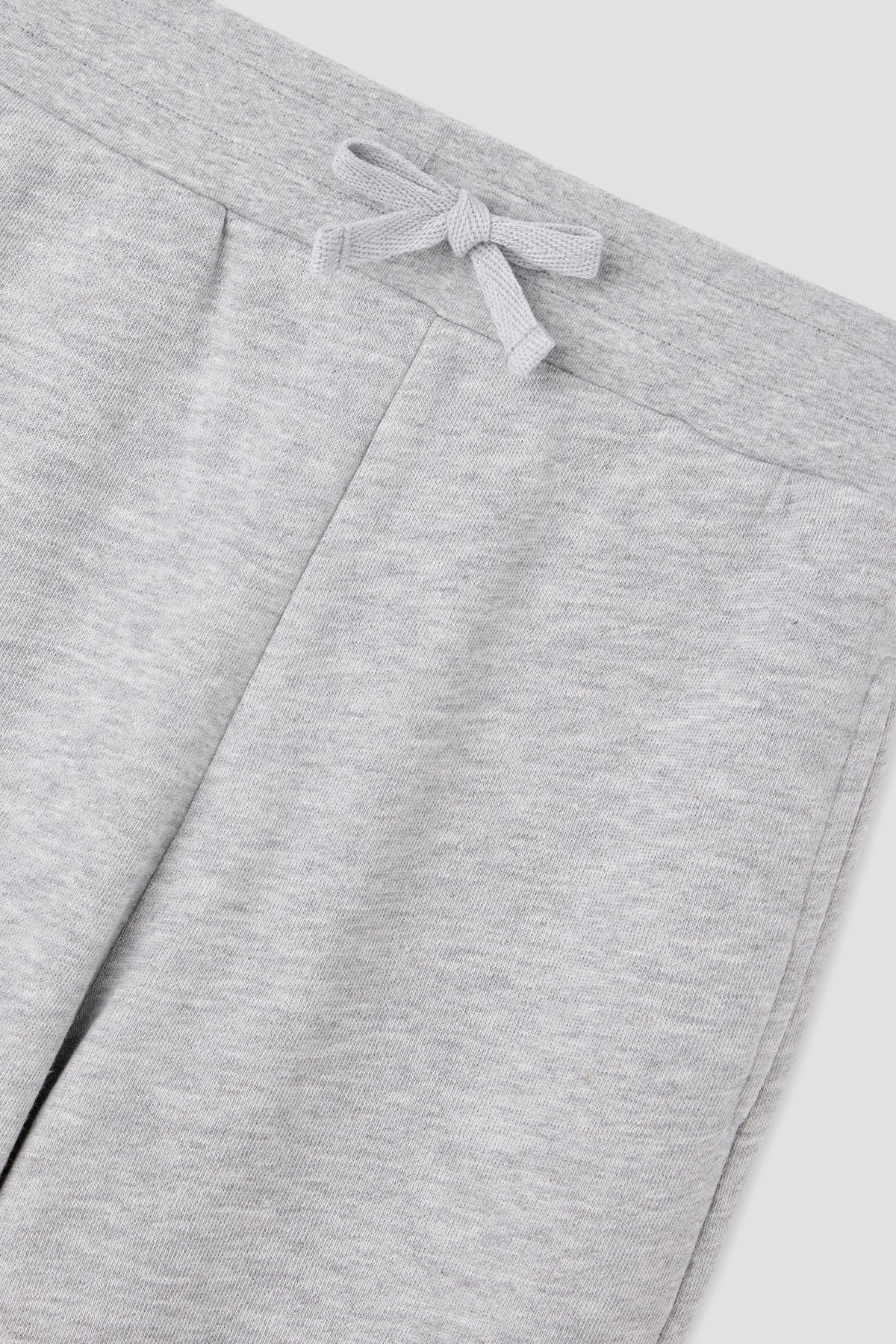 Girl Grey Melange Tracksuit Set
