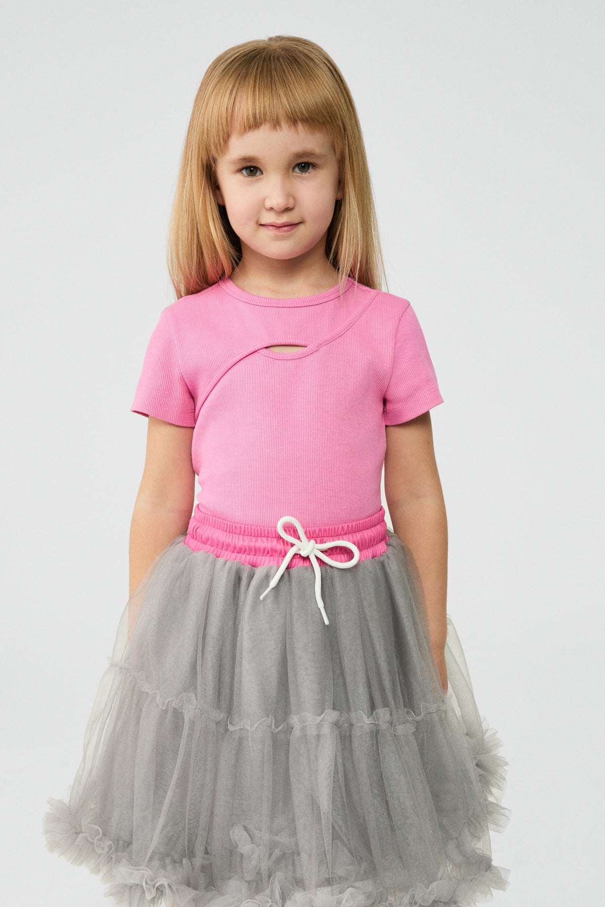 Girl Grey Skirt