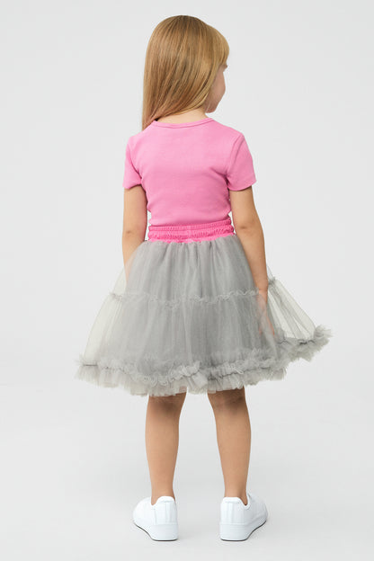 Girl Grey Skirt