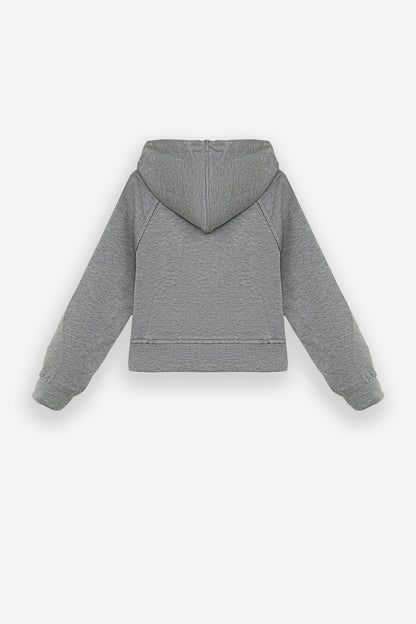 Girl Grey Tracksuit Top