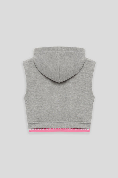 Girl Grey Tracksuit Top