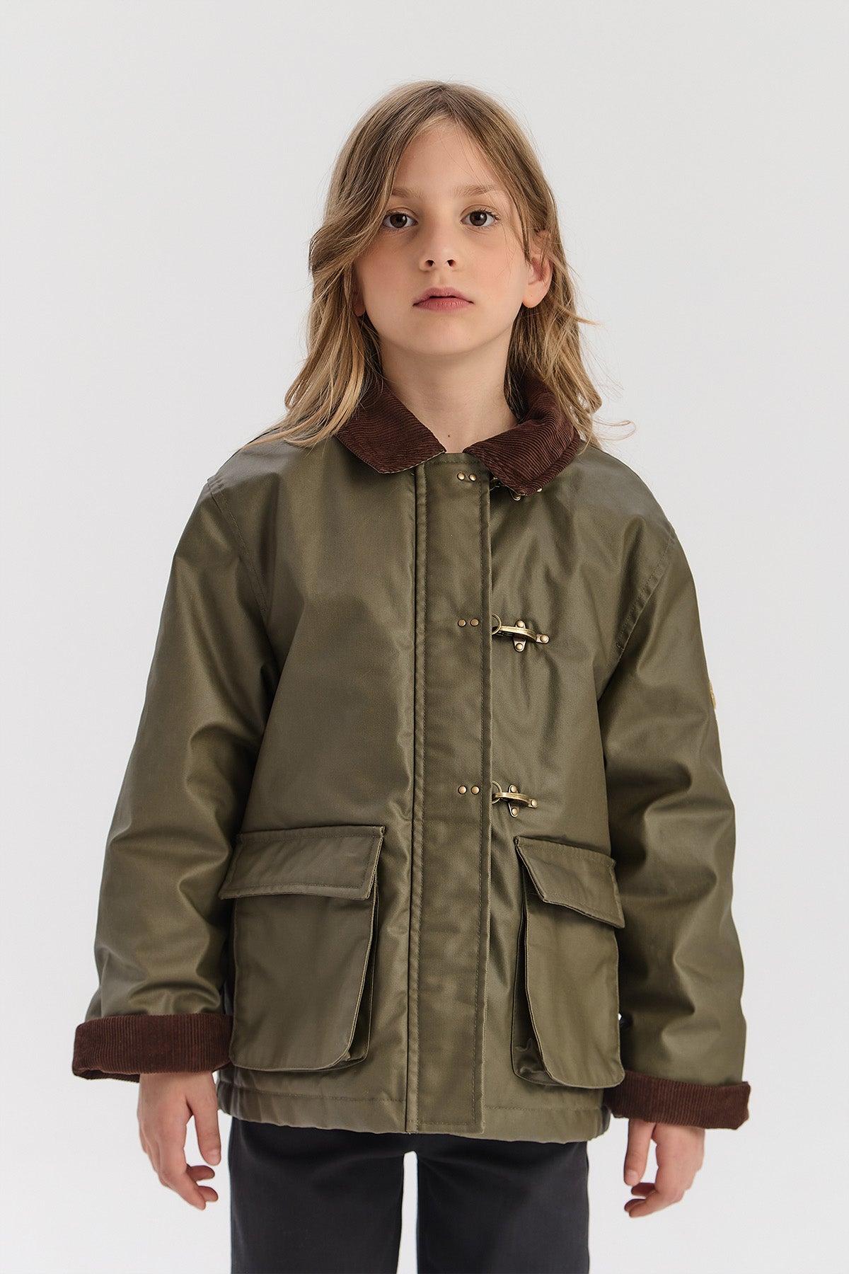 Girl Khaki Coat