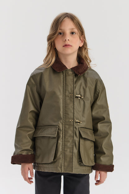 Girl Khaki Coat