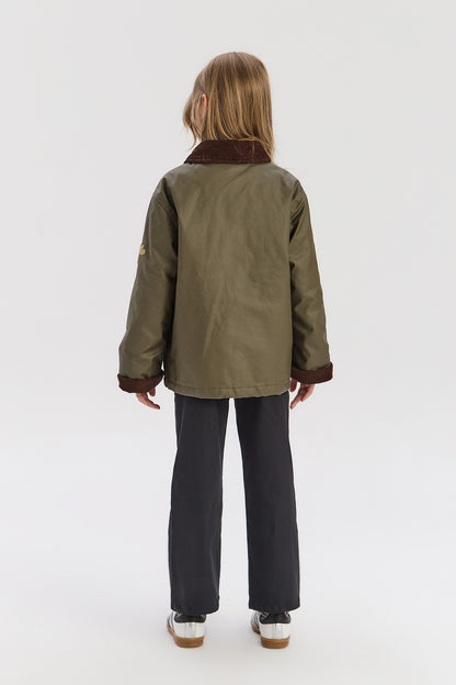 Girl Khaki Coat