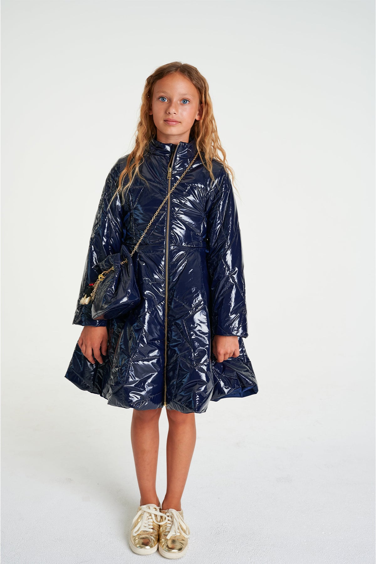 Girl Navy Blue Coat
