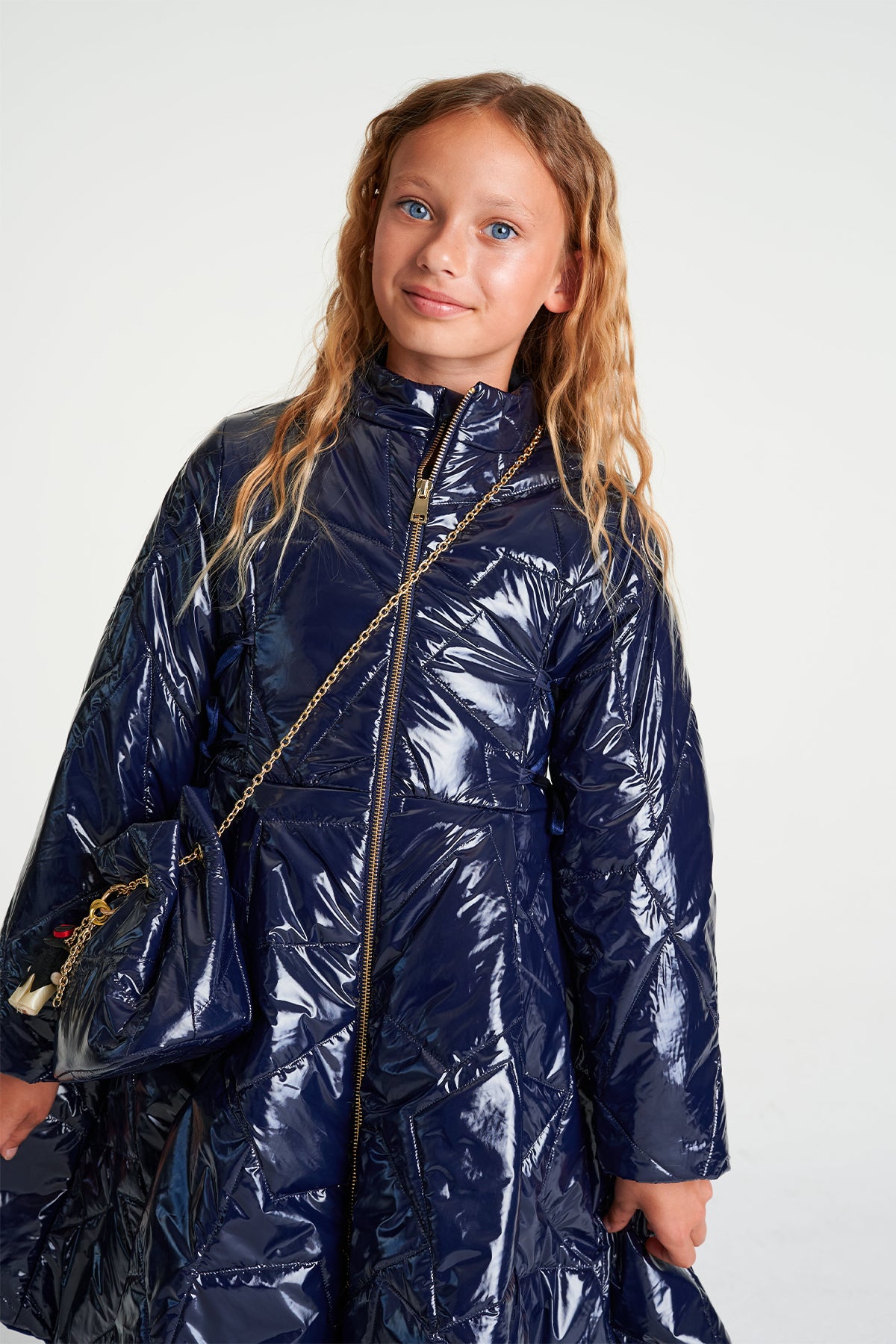 Girl Navy Blue Coat