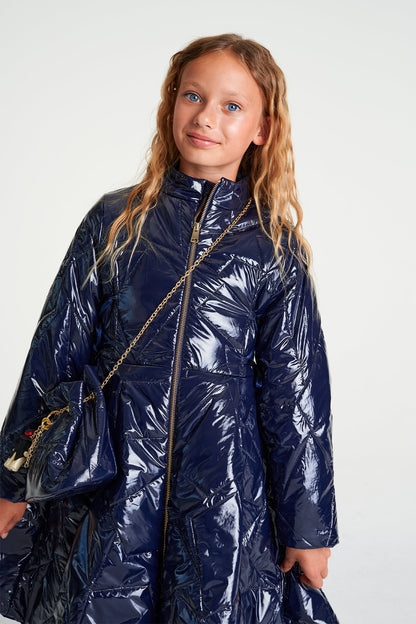Girl Navy Blue Coat
