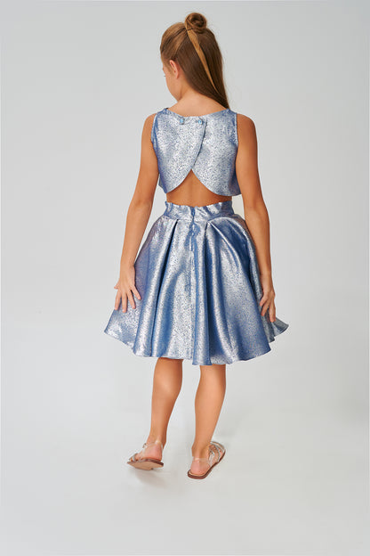Girl Navy Blue Dress