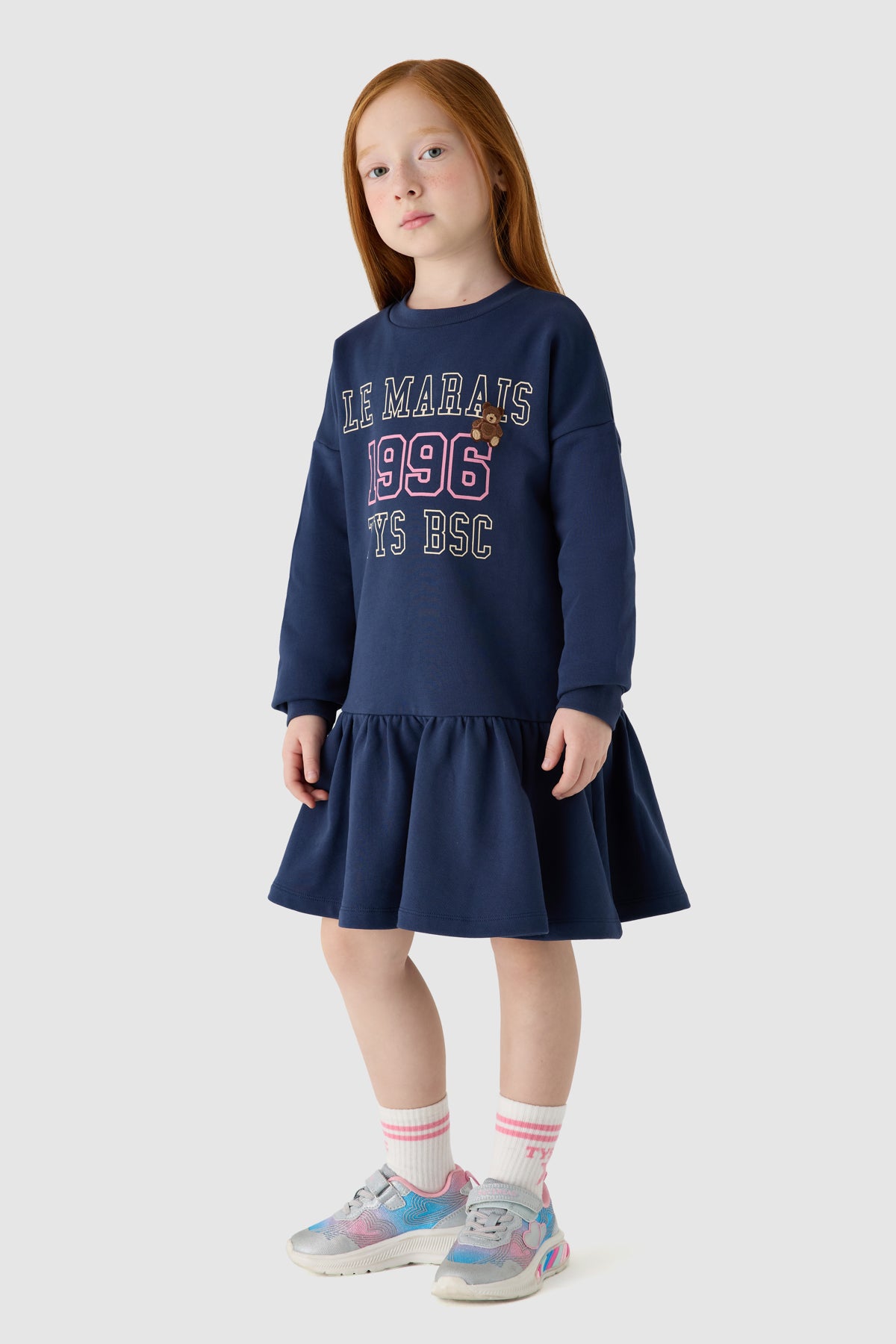 Girl Navy Blue Dress