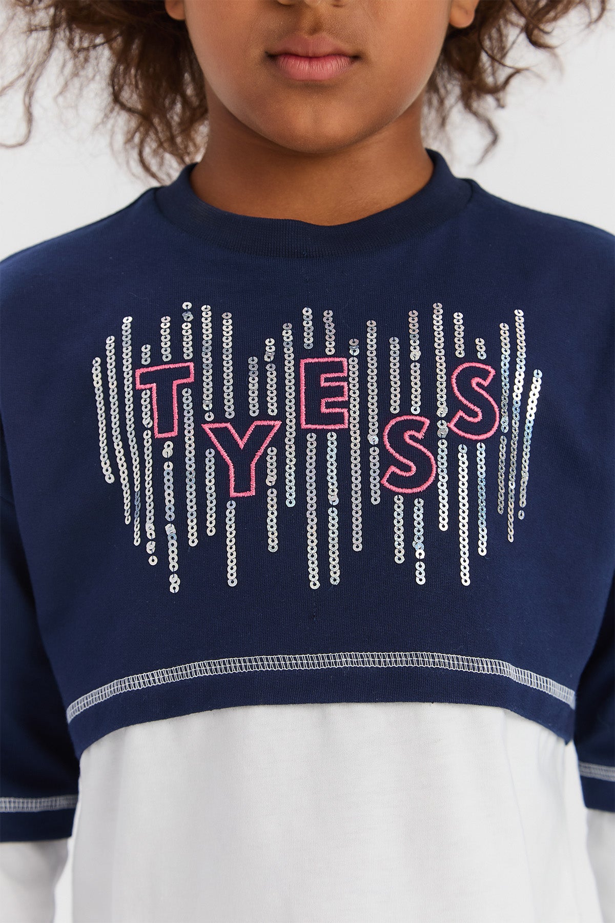 Girl Navy Blue Sweatshirt