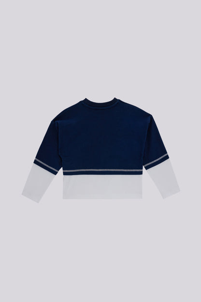 Girl Navy Blue Sweatshirt