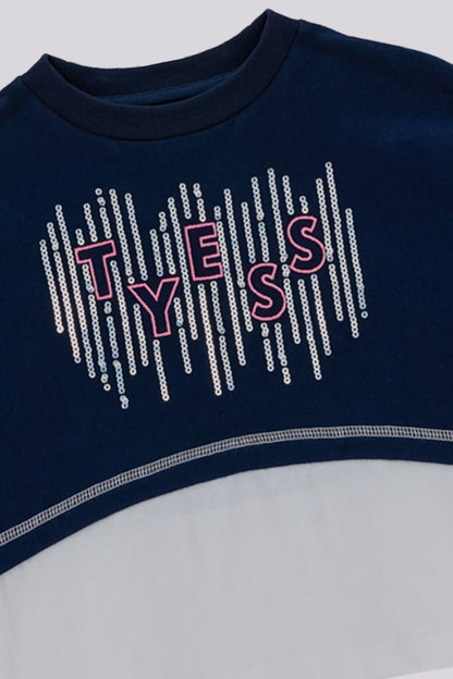 Girl Navy Blue Sweatshirt