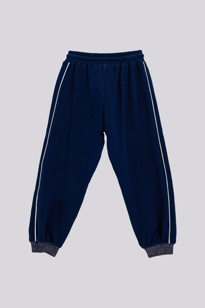 Girl Navy Blue Tracksuit Bottom
