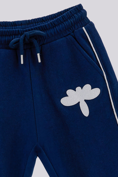 Girl Navy Blue Tracksuit Bottom