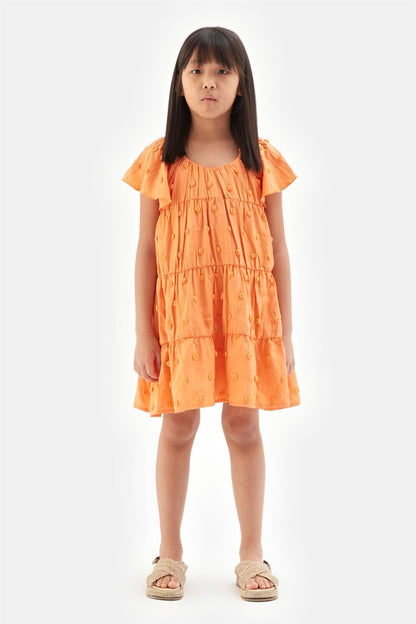 Girl Orange Dress - BgStore