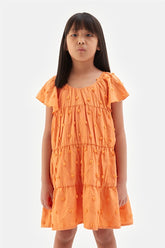 Girl Orange Dress - BgStore