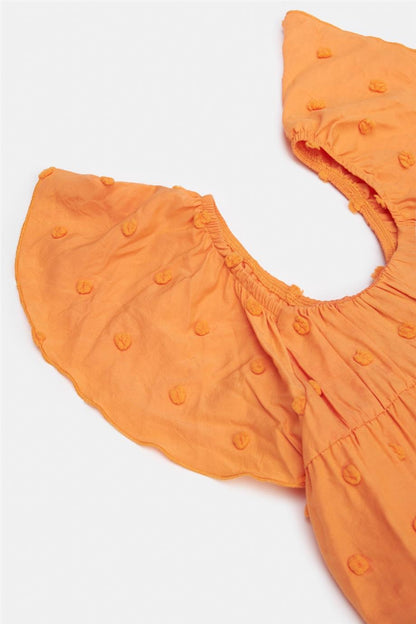 Girl Orange Dress - BgStore