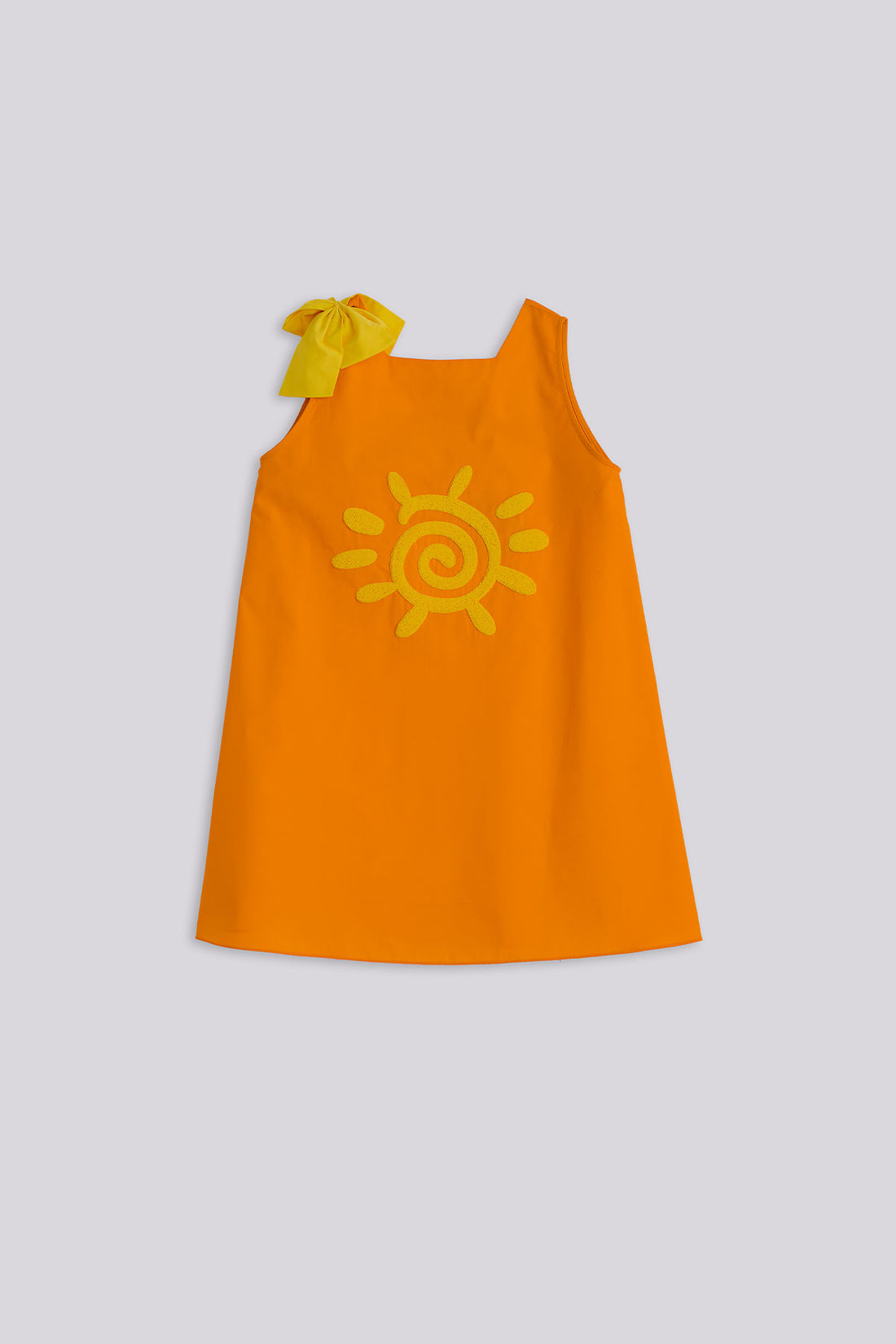 Girl Orange Dress