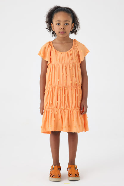 Girl Orange Dress