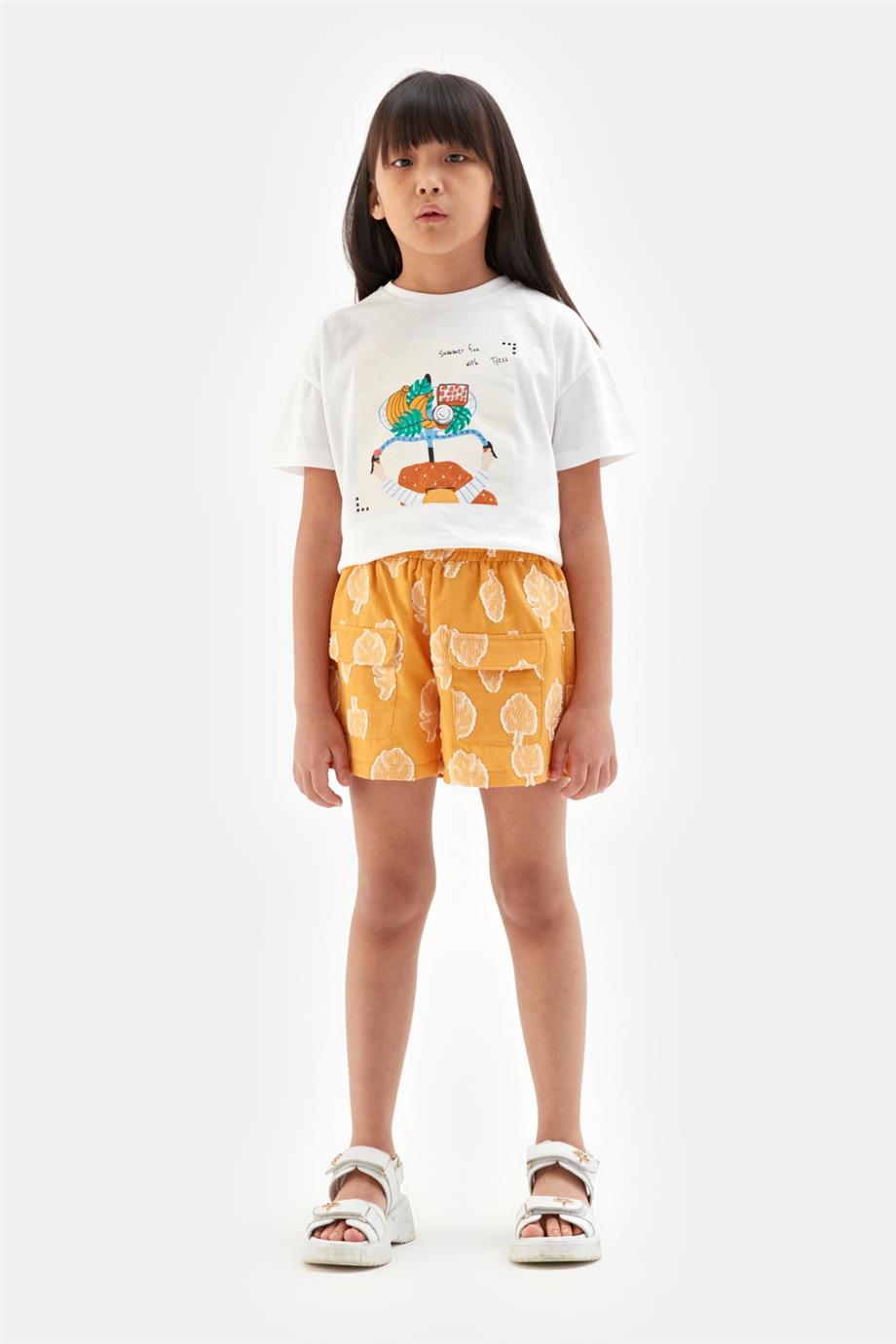 Girl Orange Shorts - BgStore