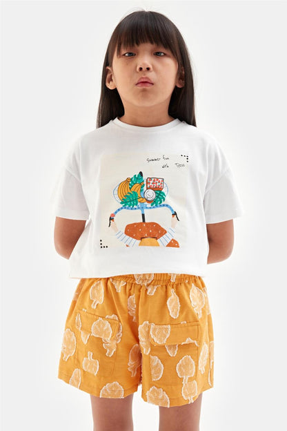 Girl Orange Shorts - BgStore