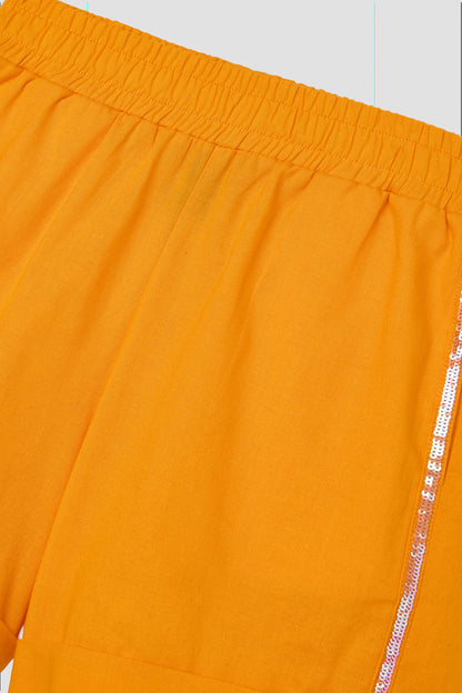 Girl Orange Shorts