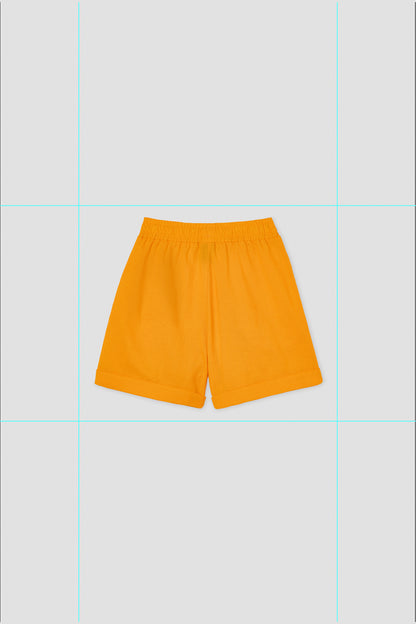 Girl Orange Shorts