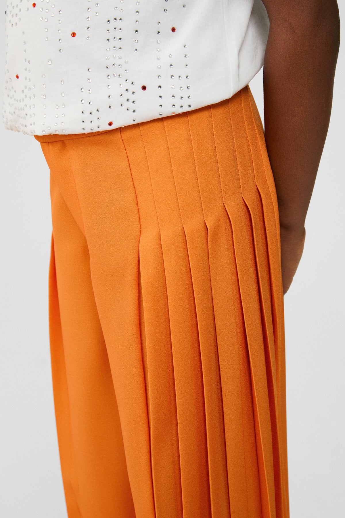 Girl Orange Trousers