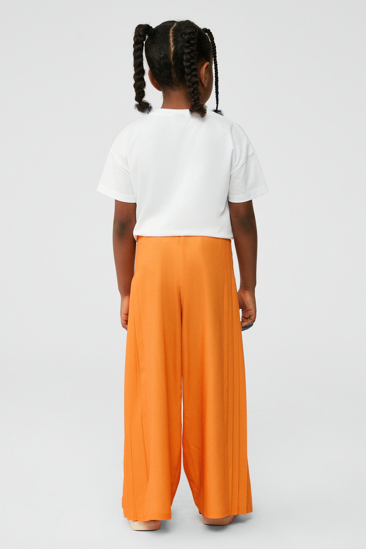 Girl Orange Trousers