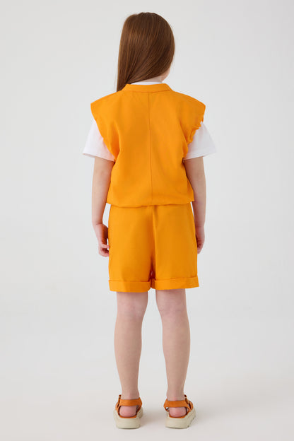 Girl Orange Vest