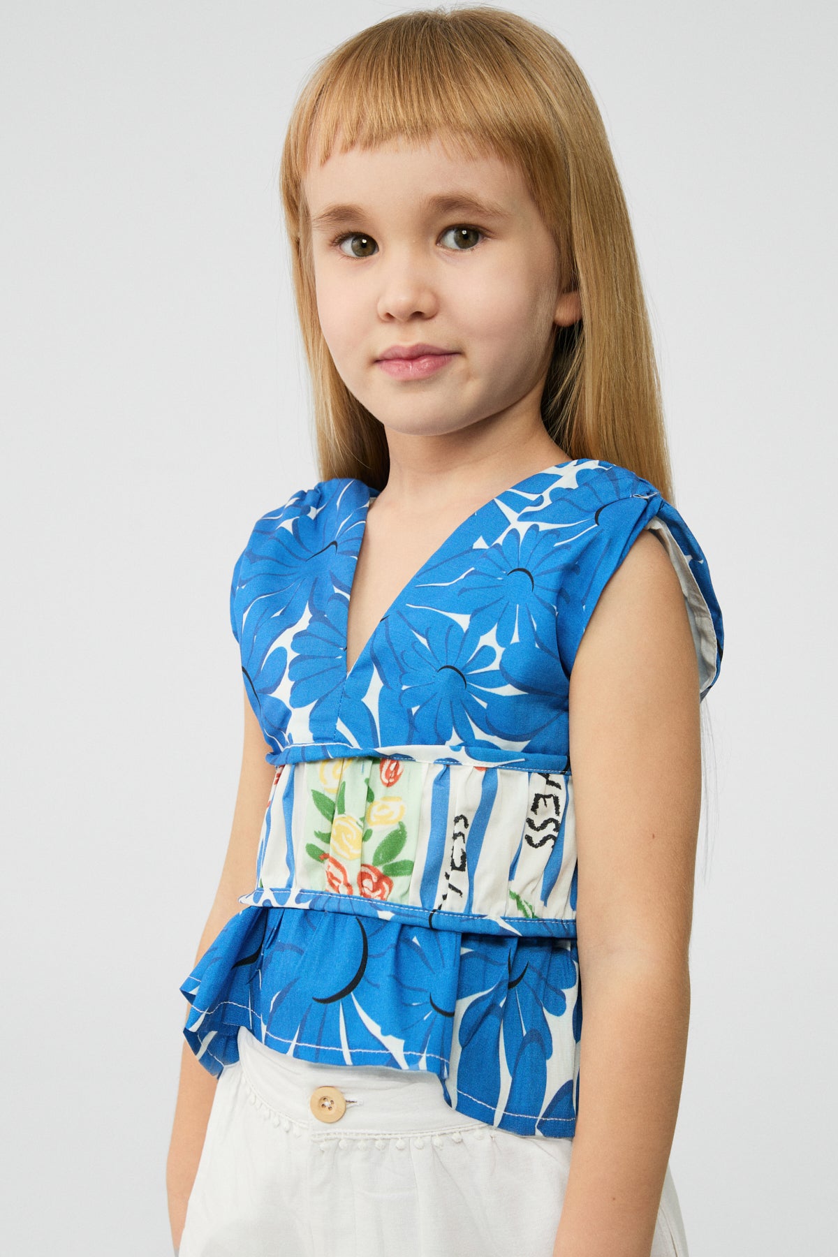 Girl Patterned Blouse