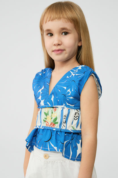 Girl Patterned Blouse