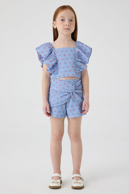 Girl Patterned Blouse