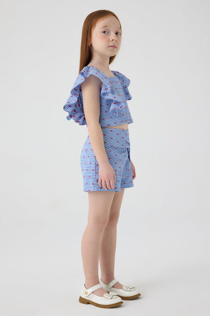 Girl Patterned Blouse