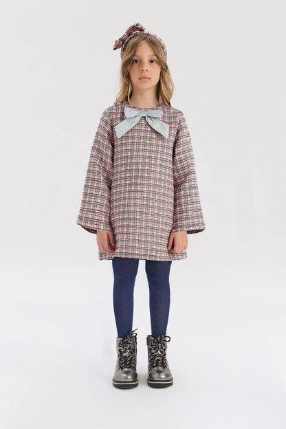 فستان منقوش للبنات