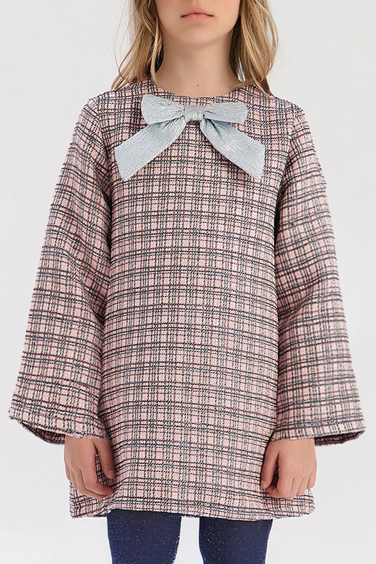 فستان منقوش للبنات