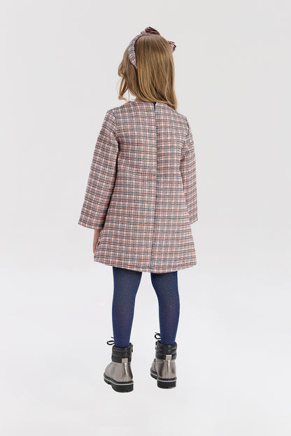 فستان منقوش للبنات