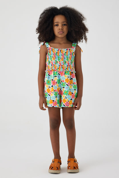 Girl Patterned Overall