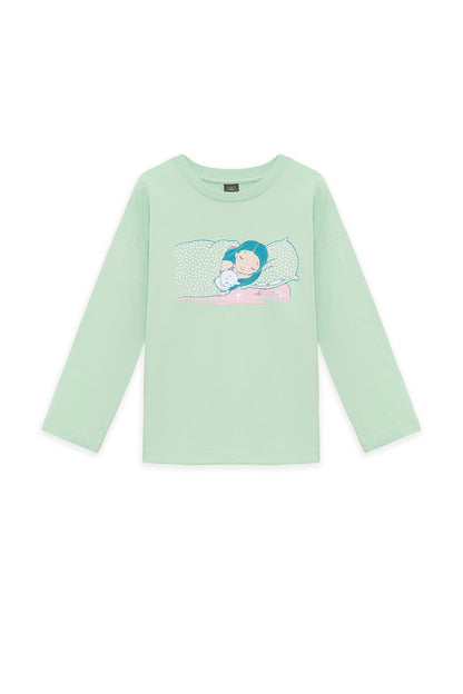 Girl Patterned Pyjama Suit